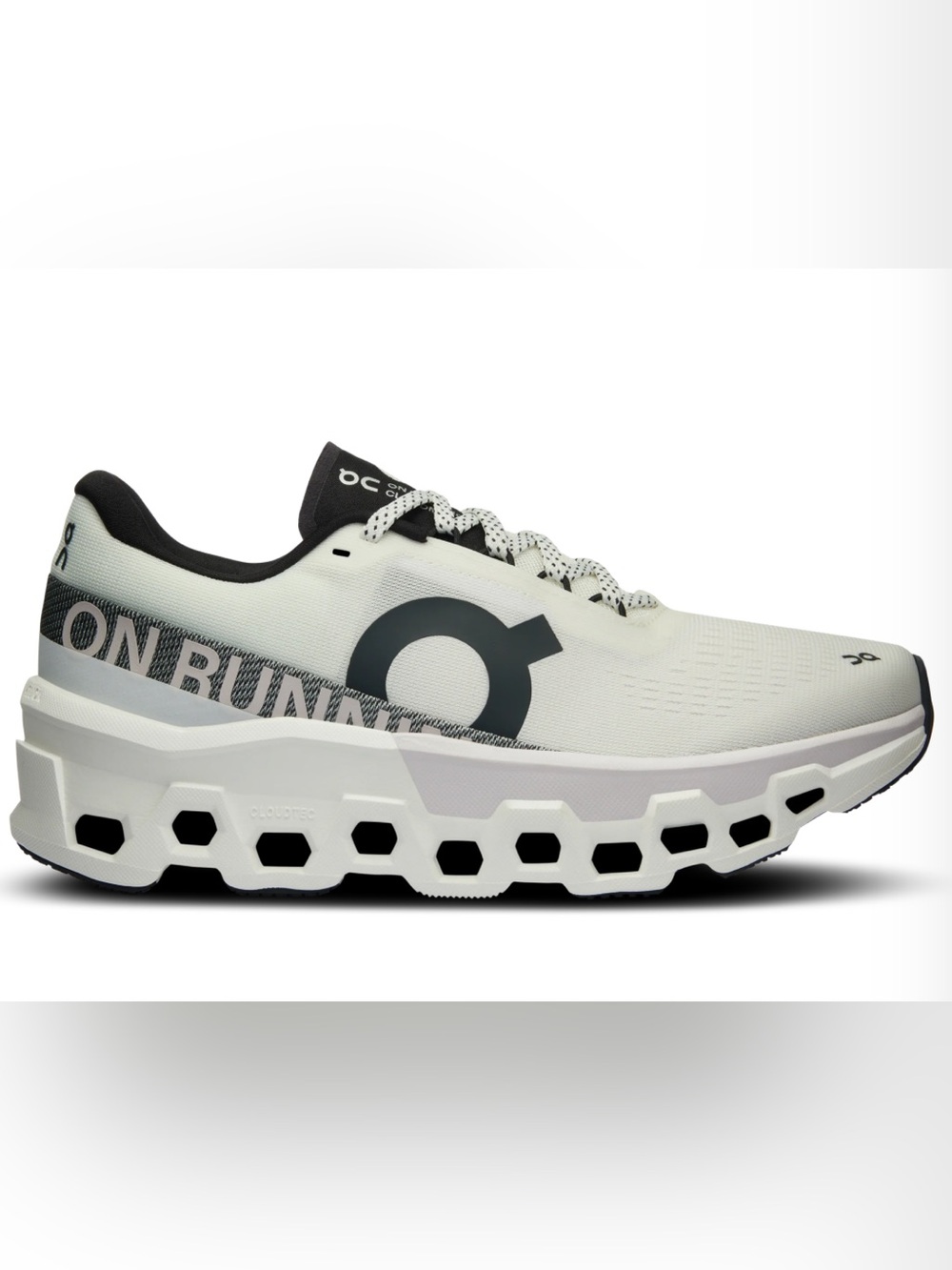 On Running Cloudmonster 2 Running Shoe - White and Black